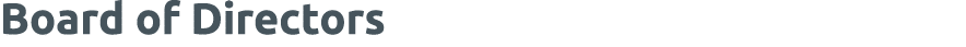 Board of Directors