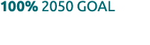 100% 2050 GOAL